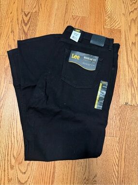 Lee Men’s Relaxed Fit Straight Leg Jeans - Black